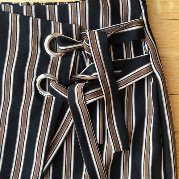 Urban Outfitters Grommet Tie Wrap Mini Skirt - Picture 8 of 11